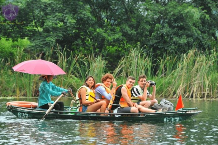 Excursion en bateau à Tam Coc, Ninh Binh, Vietnam