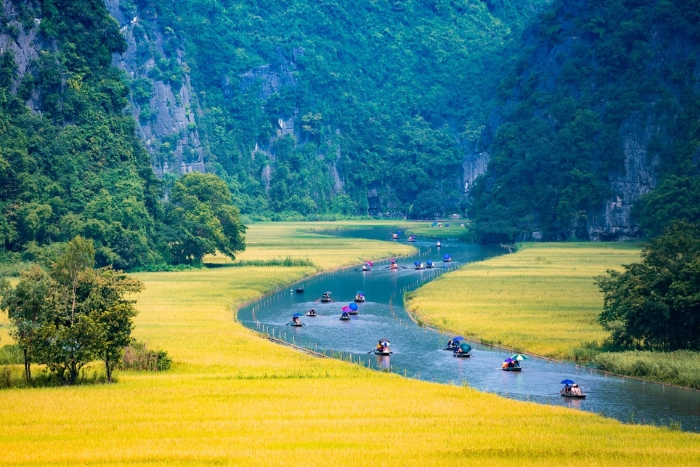 Tam Coc, joyau incontournable du circuit combiné Vietnam Cambodge 21 jours