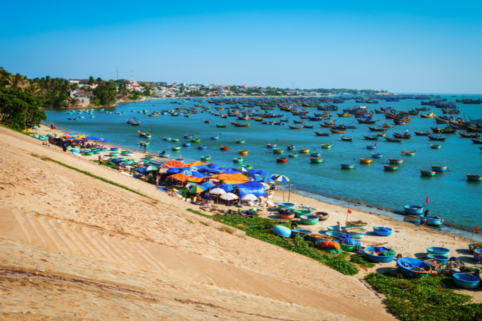 Visite du village de pêcheurs de Mui Ne au lever du soleil