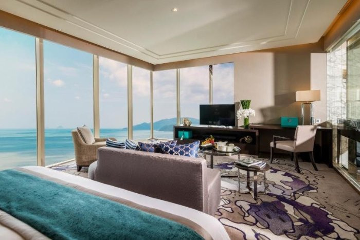 Une chambre haut de gamme avec vue sur la mer &agrave; l'InterContinental Nha Trang