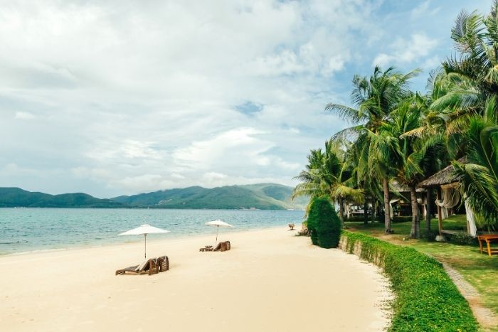 Paysage paradisiaque de Hon Tam à Nha Trang au Vietnam