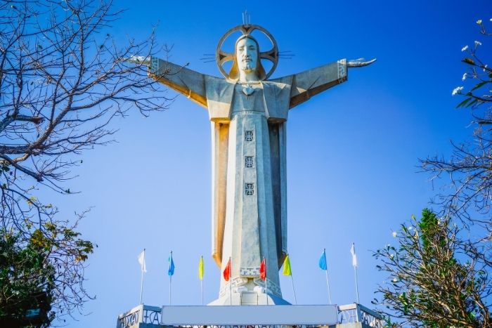 Statue du Christ, attraction touristique lors d&rsquo;un voyage &agrave; Vung Tau