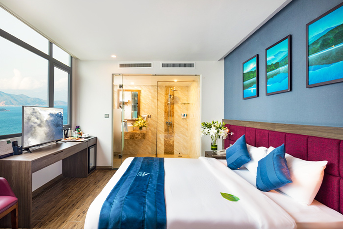 Chambre à l'Aaron Hotel Nha Trang 