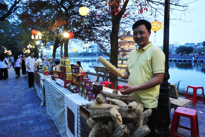 Stands dans la vieille ville de Hoa Lu Ninh Binh