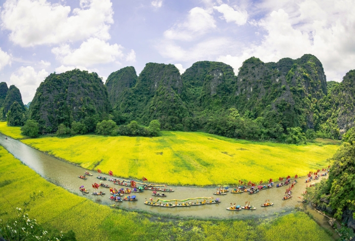 Bateau Tam Cốc l'un des bateau Ninh Bình