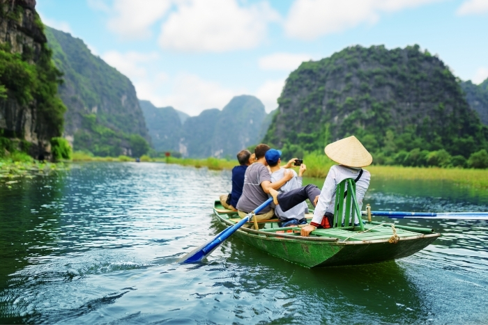 Tam Coc et la rivière Ngo Dong