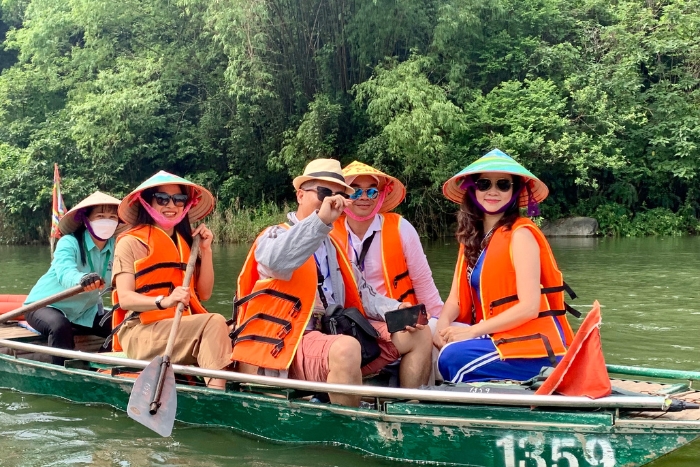 Ambiance animée à Tam Coc, Ninh Binh