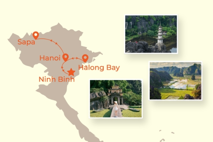 Ninh Binh, surnomm&eacute;e la "Baie d'Halong terrestre", est une province situ&eacute;e dans le nord du Vietnam