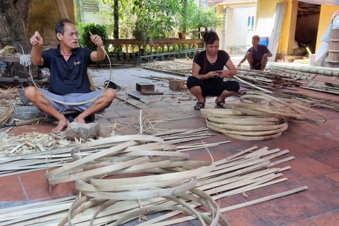 village de tissage de rotin Vân Long Ninh Bình