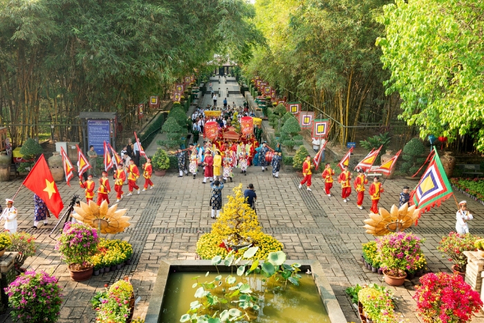 Voyage spirituel Vietnam à Phu Tho au Vietnam après le Têt