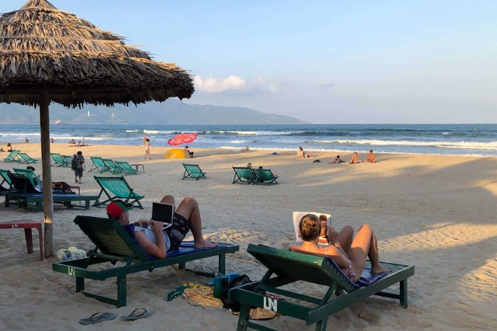 Da Nang en mars : plage de My Khe