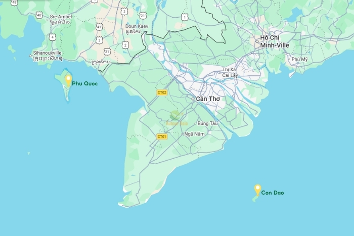 O&ugrave; se trouve Phu Quoc vs Con Dao ?