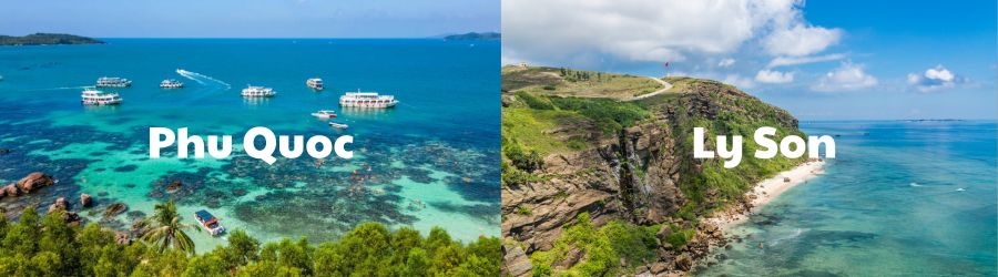 Phu Quoc ou Ly Son sont des destinations recommandées lors d'un voyage au Vietnam