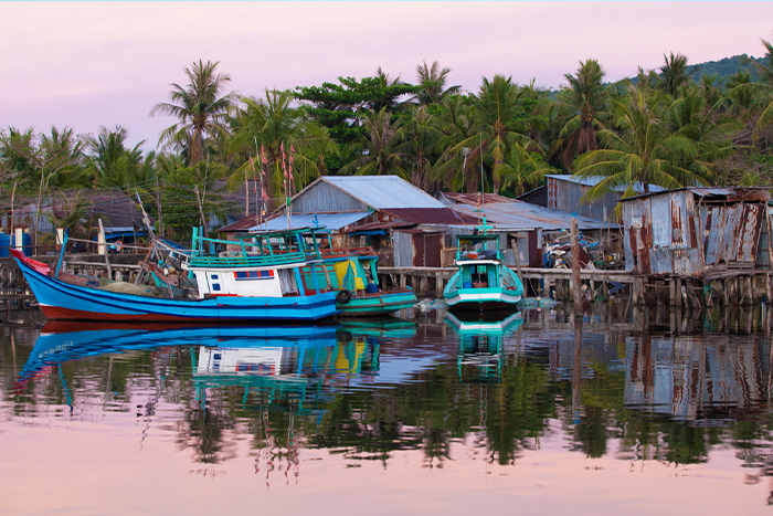 Visitez le village de pêche de Ham Ninh