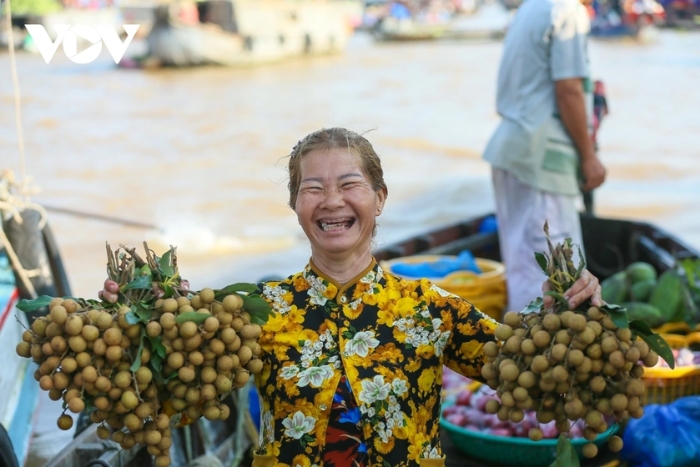Marché flottant de Cai Rang à Can Tho