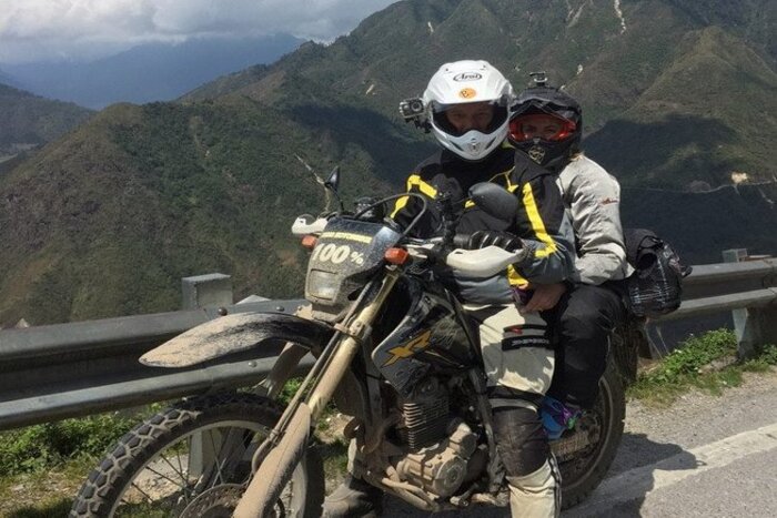 Hanoi- Pu luong en moto