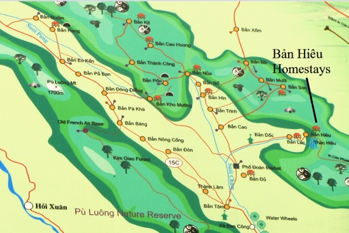 Attractions touristiques à Pu Luong, Vietnam