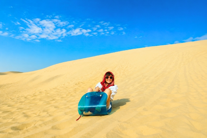 Aventure au c&oelig;ur des dunes de Quang Phu lors d'un voyage &agrave; Dong Hoi en 1 jour