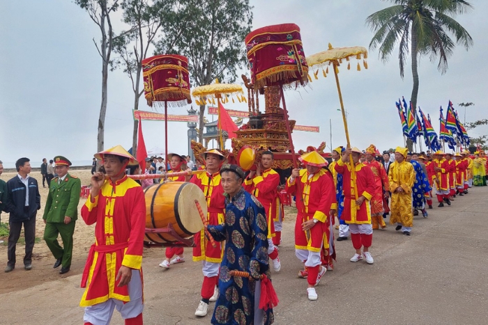 F&ecirc;te de Cau Ngu, une des f&ecirc;tes traditionnelles &agrave; Quang Binh