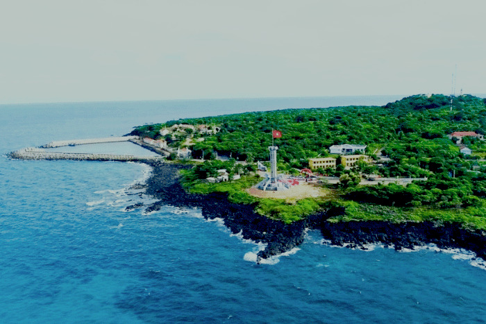 Une vue magnifique sur l'île de Con Co