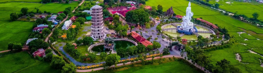 La ville de Tay Ninh, Viet Nam