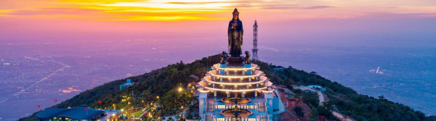 Une site à visiter lors de votre voyage de 3 jours à Tay Ninh - Le mont de la Vierge Noire