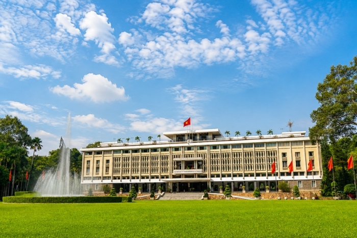 Visite du Palais de l&rsquo;Ind&eacute;pendance lors d&rsquo;un backpacking Vietnam 15 jours