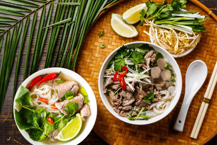 La soupe pho vietnamienne est diversifiée et riche