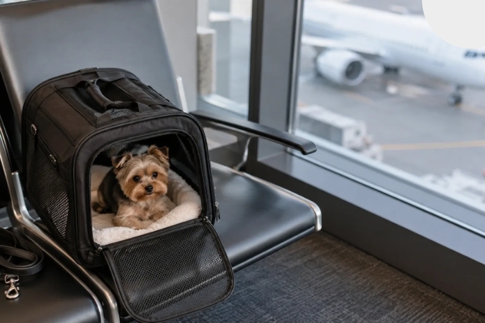 Voyager en avion avec un chien ou un chat sur Air France