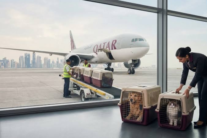 Voyager avec un animal sur Qatar Airways est un excellent choix