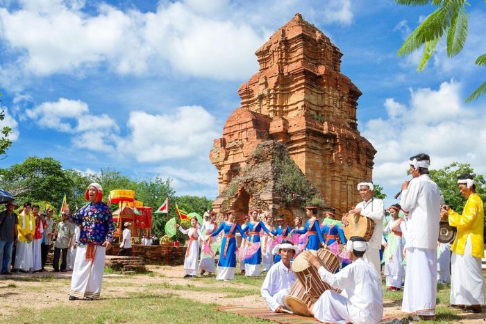 Carte Vietnam - Ethnie Cham à Ninh Thuan au sud