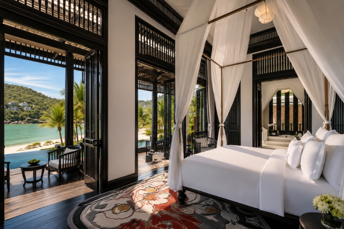 Espace de détente à l'InterContinental Danang Sun Peninsula Resort