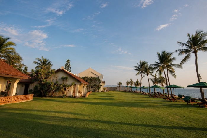 Ambiance tropicale du Palm Garden Resort Hoi An