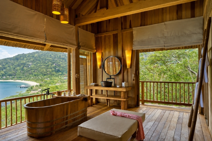 Instant de sérénité au Six Senses Spa avec vue panoramique