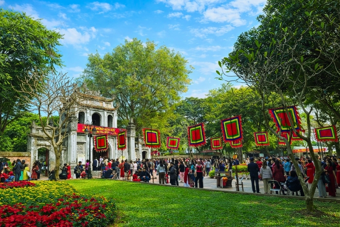 L’ambiance animée du Têt au Vietnam