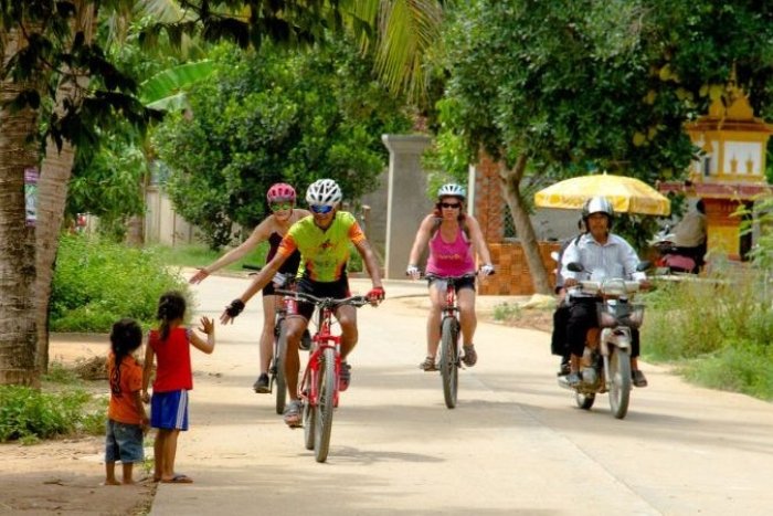 Le relief du Cambodge est relativement plat et facile &agrave; parcourir &agrave; v&eacute;lo