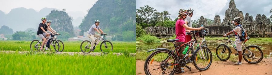 D&eacute;couvrez ensemble si le v&eacute;lo au Vietnam ou au Cambodge vous convient le mieux