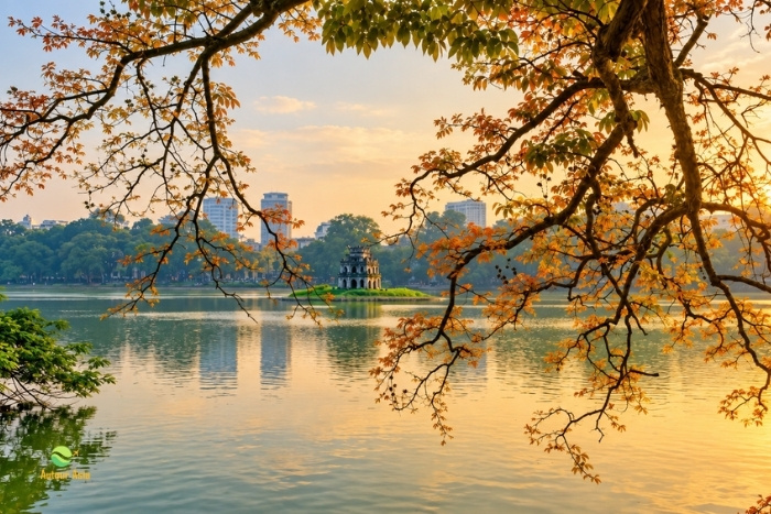 Balade en famille autour du lac Hoan Kiem &agrave; Hanoi