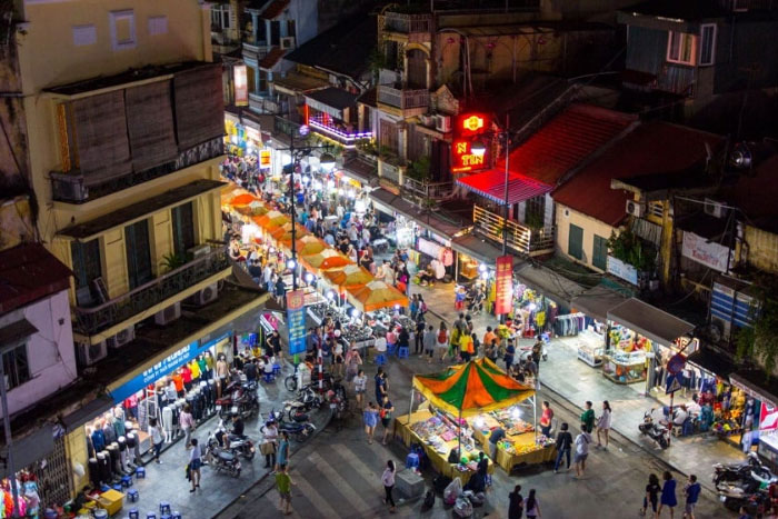 Marché nocturne tous les week-ends