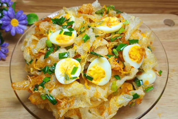 Salade de feuilles de riz