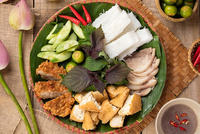 Le Bun Dau Mam Tom au Vietnam