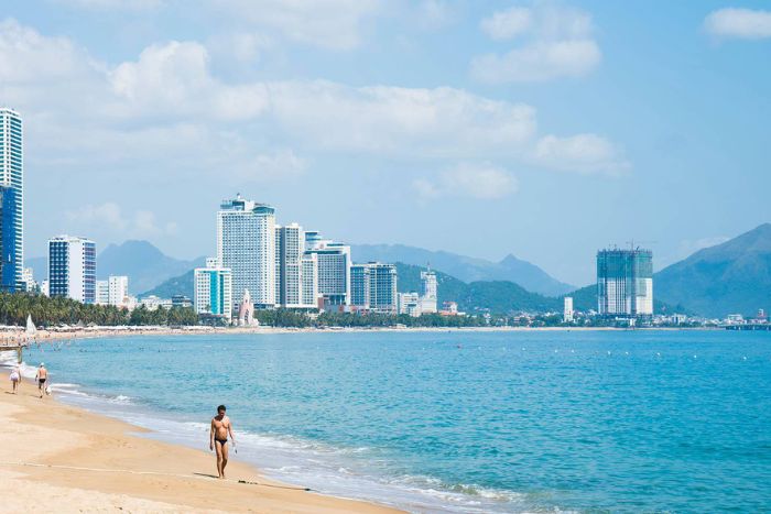 La belle plage de Nha Trang