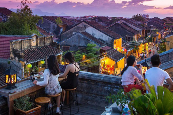 Hoi An à la tombée de la nuit