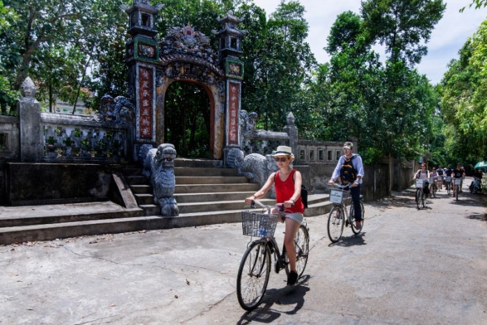 Tour à vélo Thuy Bieu - un village authentique à Hue