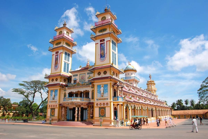 Destination incontournable au Sud du Vietnam - temple Cao Dai de Tay Ninh