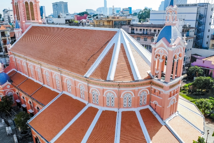 Église Tan Dinh à Hô Chi Minh-Ville