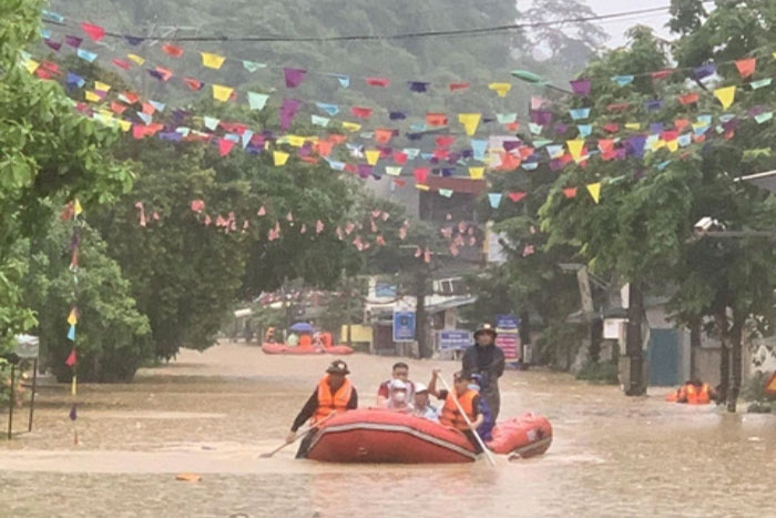 Le nord du Vietnam sous de fortes pluies