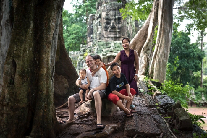 Visiter les temples d'Angkor en famille