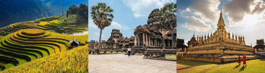 Itinéraire 14 Jours du Voyage Vietnam Cambodge et Laos 