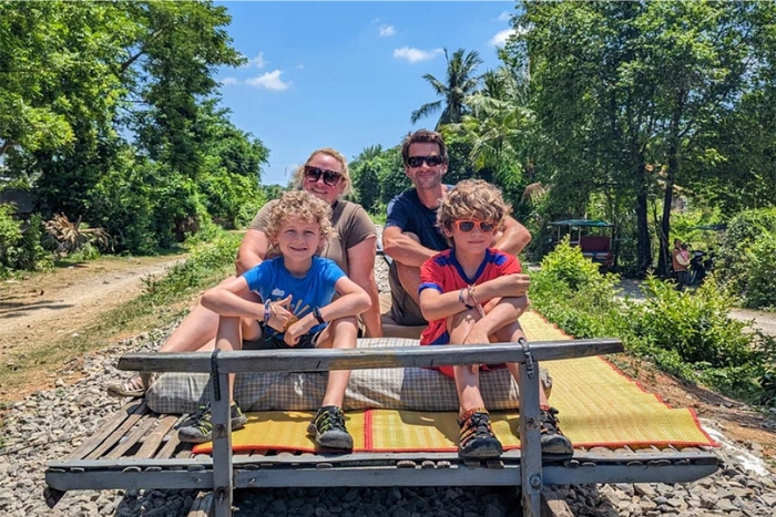 Train de bambou à Battambang